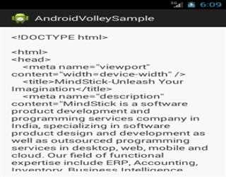 Transmitting Network Data Using Volley in Android