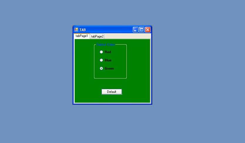How to Change Background Color of Tab Control in C Sharp