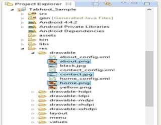 TabHost Control in Android