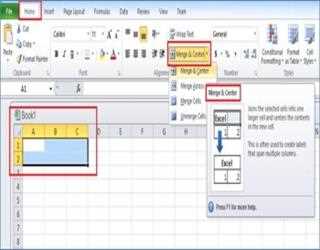 Merge Cells in Excel