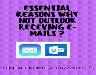 Easy methods to solve outlook emails not receiving issues.