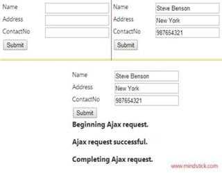 The Ajax Helper tools and Controls in Asp.Net MVC 4