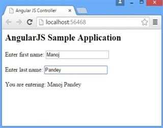 AngularJs Controllers