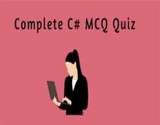 C# (c-sharp) .Net MCQ Quiz Question with Answer image