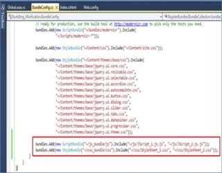 Bundling and Minification in ASP.NET MVC 4