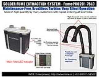 Selecting a right solder fume extraction system within a limited budget in India
