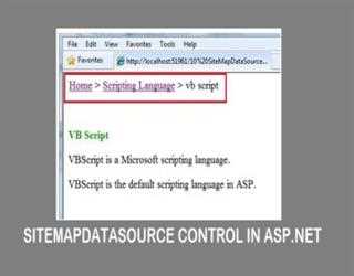 SiteMapDataSource Control in ASP.Net