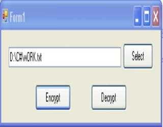 Encrypting and Decrypting Files Using C sharp