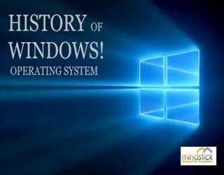 THE HISTORY OF WINDOWS OPERATING SYSTEM