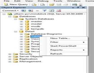 How to create table in SQL Server