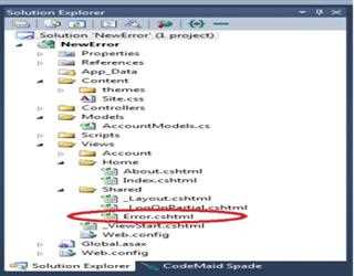 Exception Handling in ASP.NET MVC3