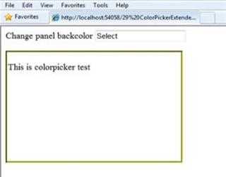 Ajax Toolkit ColorPickerExtender Control in ASP.Net