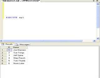 Stored Procedure in Microsoft SQL Server