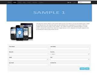 Responsive Layout using Bootstrap