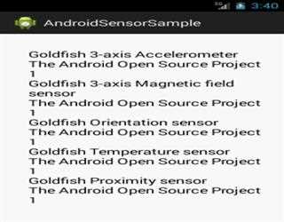 Sensor in Android