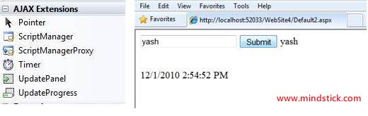 Ajax Toolkit UpdatePanel Control in ASP.Net