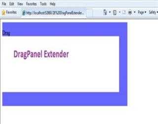 Ajax Toolkit DragPanelExtender Control in ASP.Net