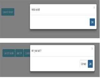 Use of Bootbox.js in bootstrap framework