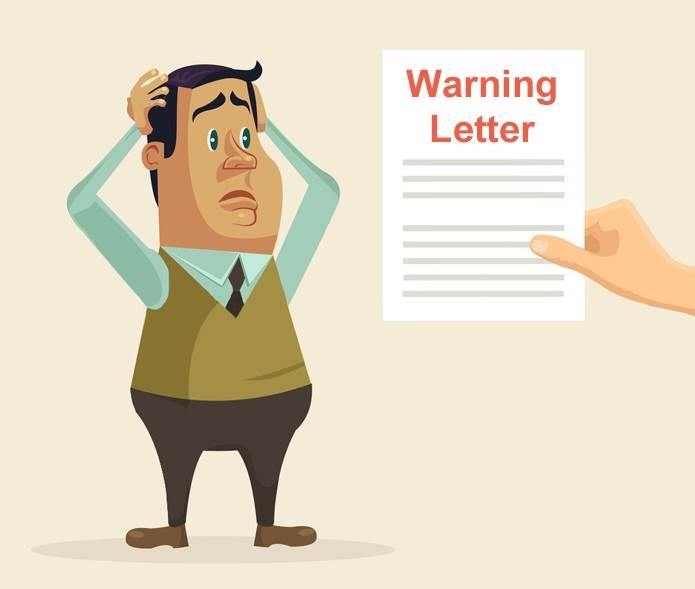 Avoid These 4 Red Flags Using A Warning Letter
