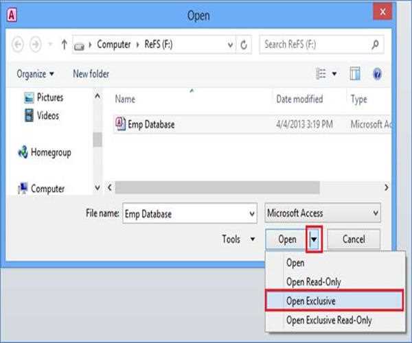 Set Password in Access Database – MindStick