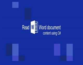 Read Microsoft Word Document File by using C#