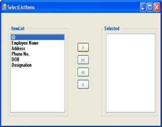 Move Items from one ListBox to Another in CSharp .NET