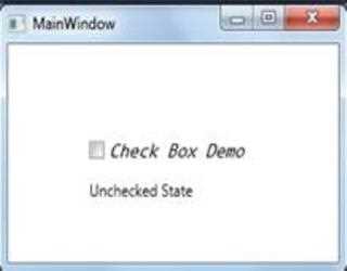 Checkbox control in WPF