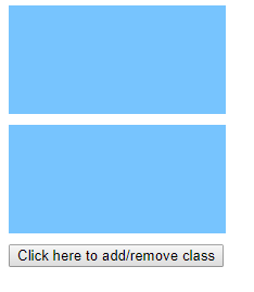 Use jQuery toggleClass()