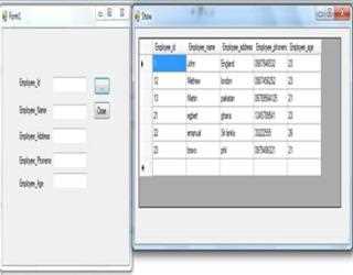 DATA ACCESS FROM THE DATABASE IN DATAGRIDVIEW