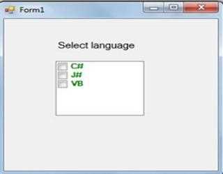 CheckedListBox Control in VB.Net