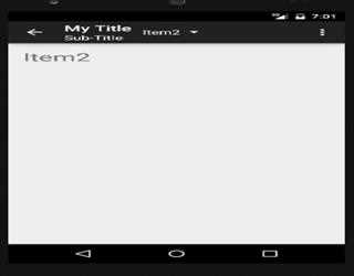 Leveraging Action bar in android : List Navigation