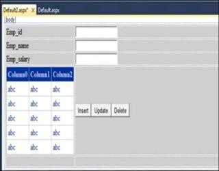 Insert, Update and Delete data in GridView using the SQL Database