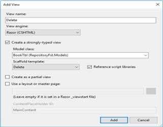 CRUD operation in MVC with Repository Pattern