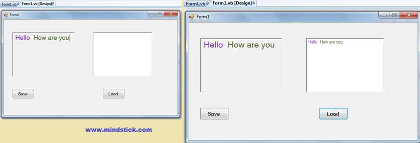 RichTextBox Control in VB.Net