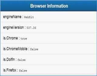 Browser Information in Sencha Touch