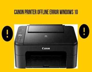 How you can resolve Canon Printer Offline Error Windows 10
