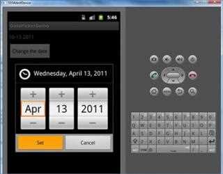 Date Picker in Android Application