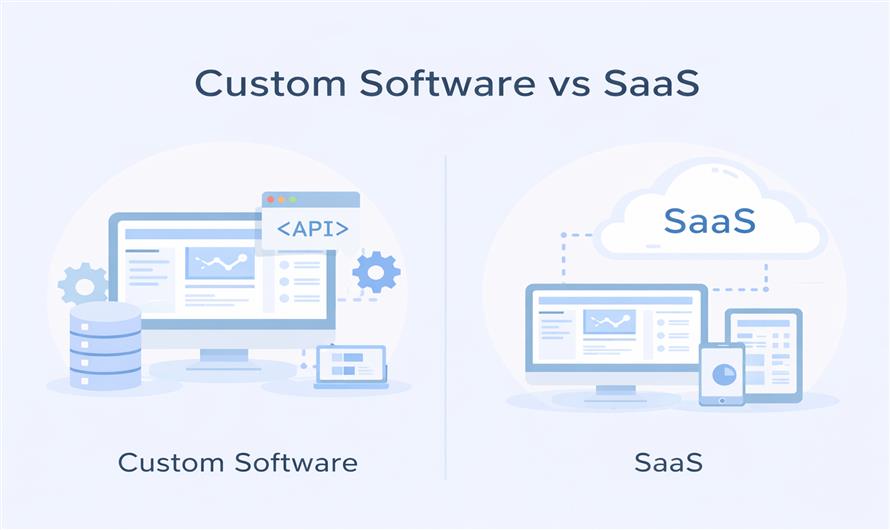 Custom Software Solutions vs SaaS: Which Is Right for Enterprise Growth?