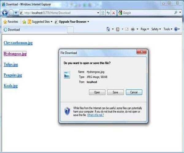 Upload Image in Database  MVC