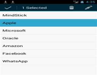 Display Action Mode in Response to the User Action