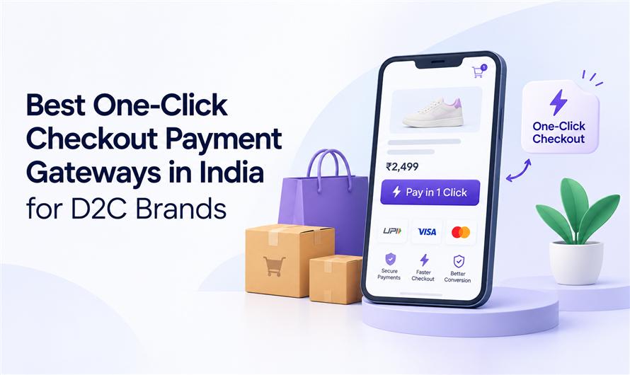 Best One-Click Checkout Payment Gateways in India for D2C Brands
