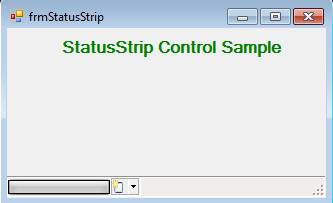 Statusstrip Examples StatusStrip Control in C#.Net – MindStick