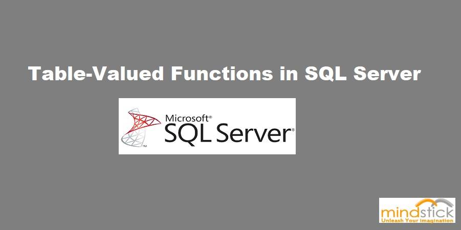 Table-Valued Functions in SQL Server