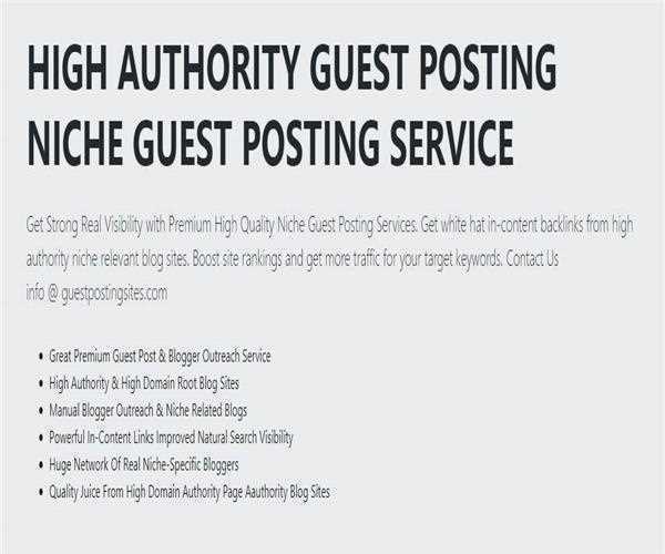 Benefits of guest posting service and guest posting service sites?