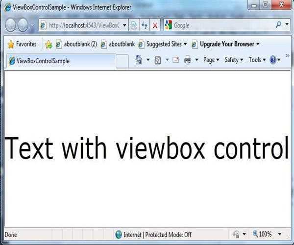 ViewBox control in WPF