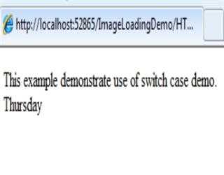 Switch statement in Java Script image