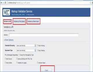 Validating HTML/HTML 5
