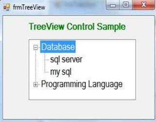 TreeView Control in C#.Net image