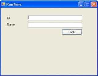 How to create Controls at run time in CSharp .NET