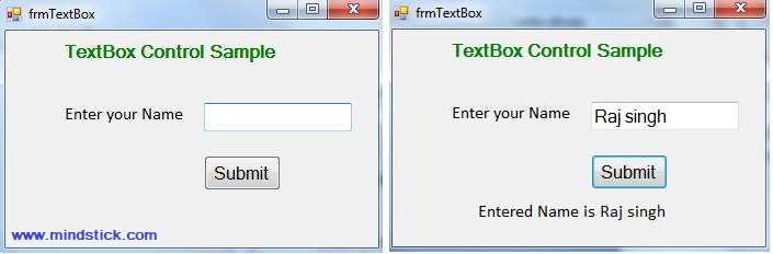 TextBox Control in C#.Net